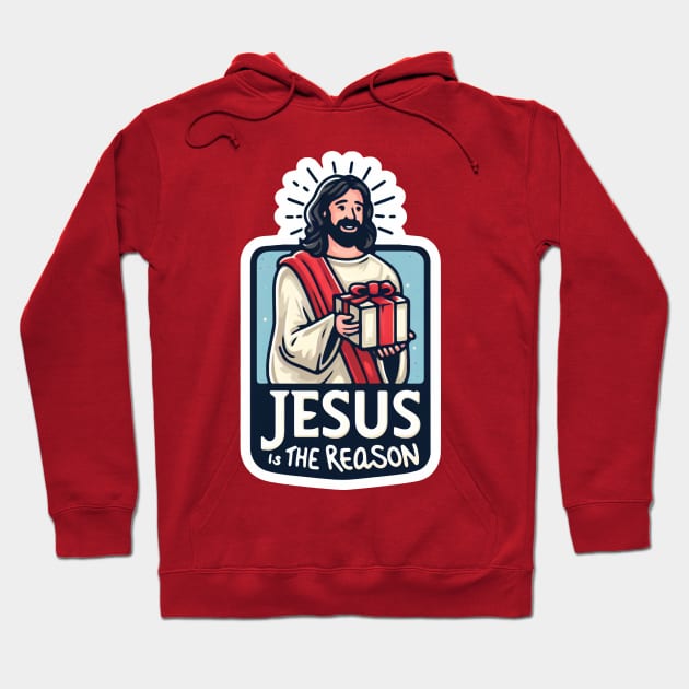 Jesus Is The Reason Hoodie by Plushism